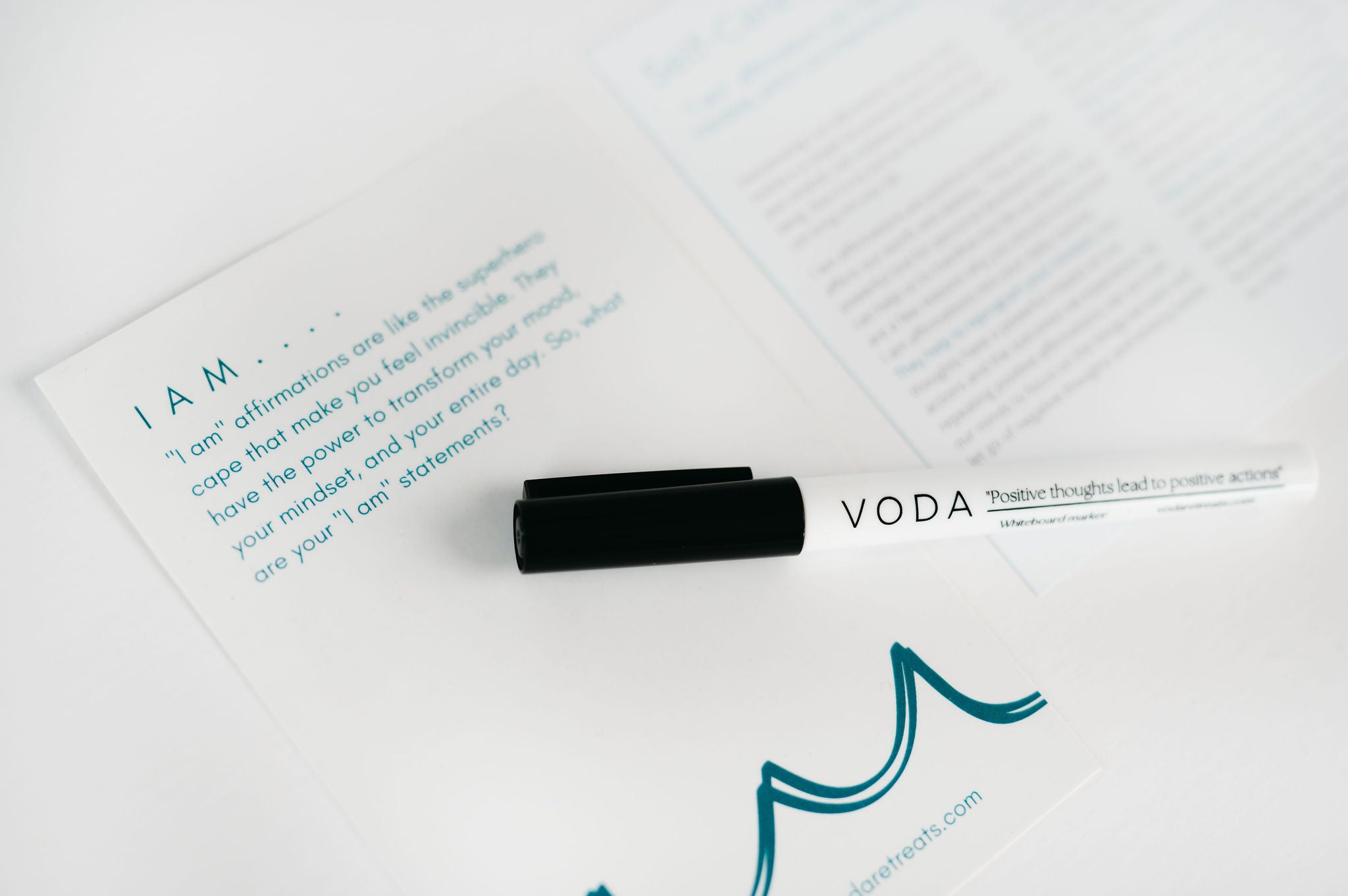 Reusable Affirmation Stickers & Marker - I AM Affirmations – The Voda ...