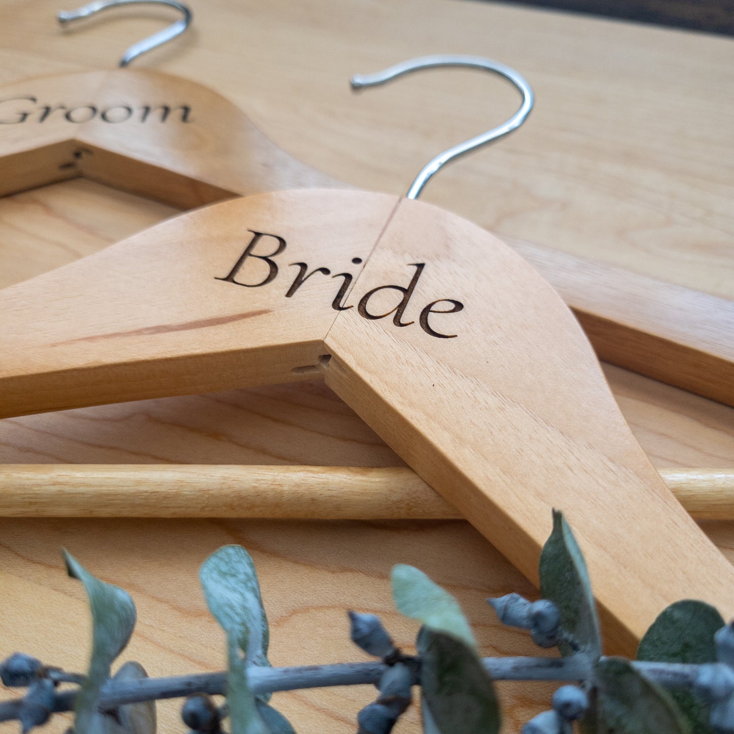 "Bride" Wooden Hanger